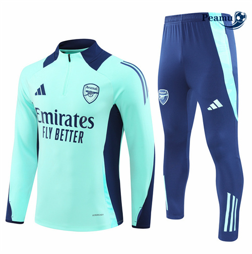 Survetement Arsenal Enfant bleu ciel 2024-2025 personnalisé