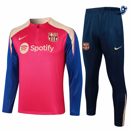 Survetement Barcelone Enfant Rose 2024-2025 Chinois