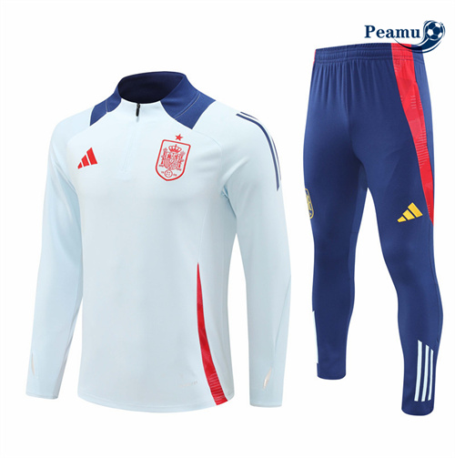 Survetement Espagne Enfant Bleu 2024-2025 Officiel