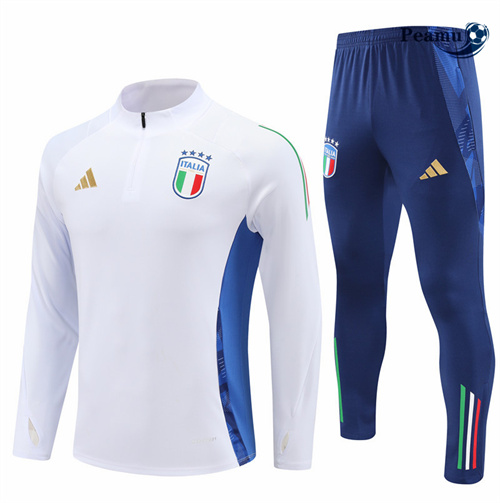 Survetement Italie Enfant Blanc 2024-2025 discout