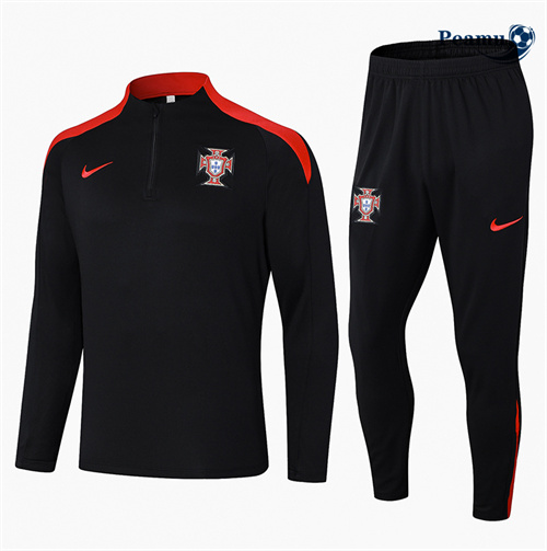 Survetement Portugal Enfant Noir 2024-2025 prix