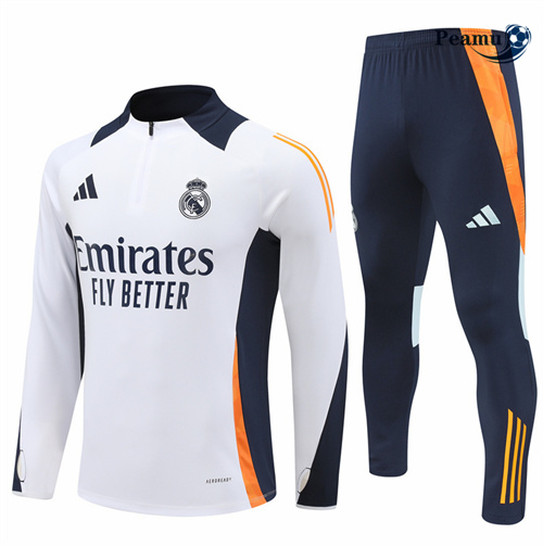 Survetement Real Madrid Enfant Blanc 2024-2025 Original
