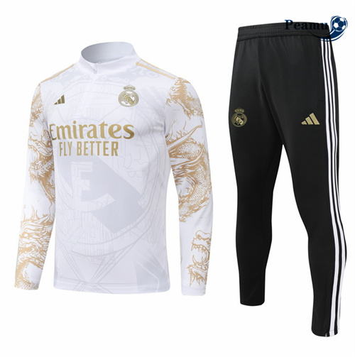Survetement Real Madrid Enfant Blanc 2024-2025 Chinois
