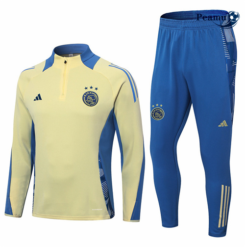 Survetement AFC Ajax Jaune 2024-2025 Original