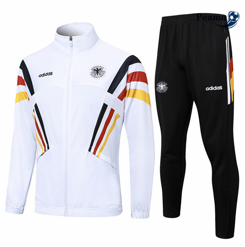 Veste Survetement Allemagne Blanc 2024-2025 personnalisé