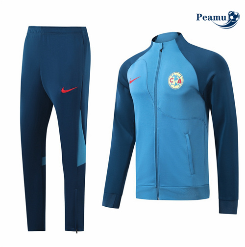 Veste Survetement América Bleu 2024-2025 Soldes