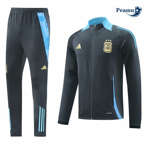 Veste Survetement Argentine Gris 2024-2025 Outlet