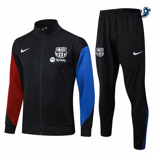 Veste Survetement Barcelone Noir 2024-2025 Original