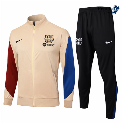 Veste Survetement Barcelone Jaune 2024-2025 prix