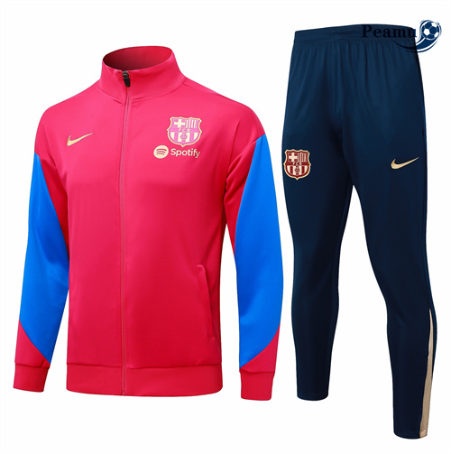 Veste Survetement Barcelone Rose 2024-2025 Outlet