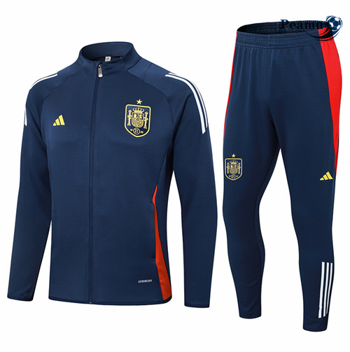Veste Survetement Espagne Bleu Marine 2024-2025 prix