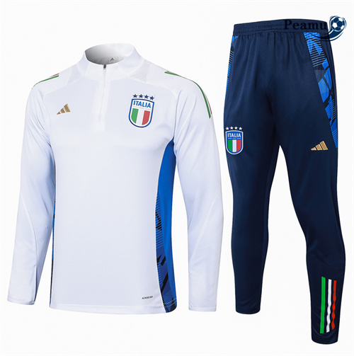 Survetement Italie Blanc 2024-2025 Paris