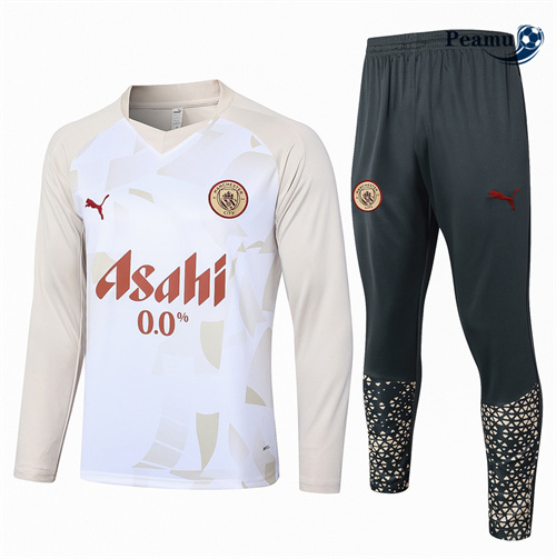 Survetement Manchester City Jaune 2024-2025 Original