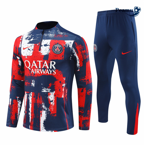 Survetement Paris PSG Rouge 2024-2025 Chinois