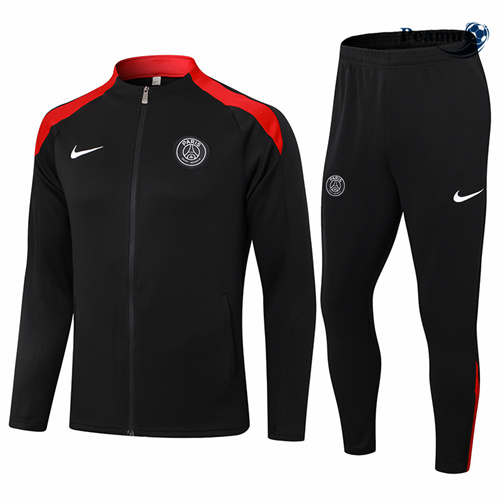 Veste Survetement Paris PSG Noir 2024-2025 Original