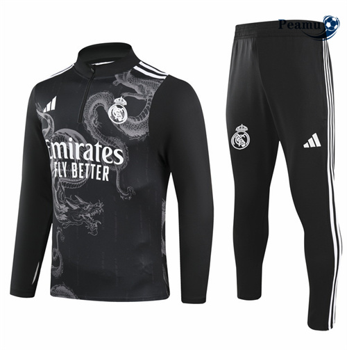 Survetement Real Madrid Special Noir 2024-2025 Soldes