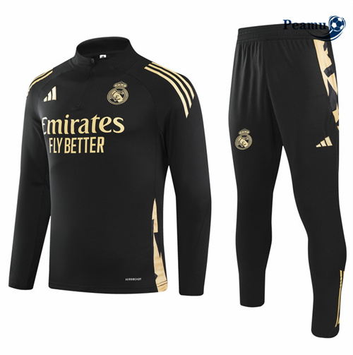 Survetement Real Madrid Noir 2024-2025 Officiel