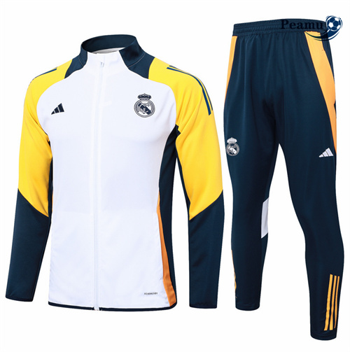 Veste Survetement Real Madrid Blanc 2024-2025 Original