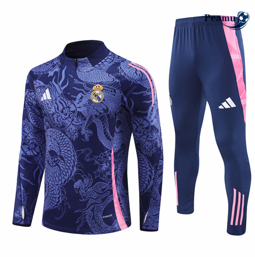 Survetement Real Madrid special Bleu Marine 2024-2025 Outlet