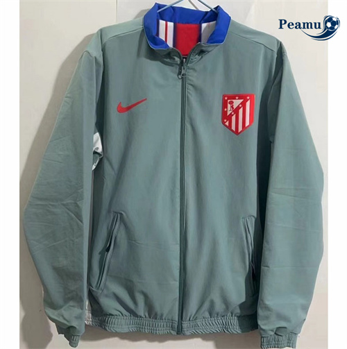 Veste Réversible Coupe vent Atletico Madrid bleu ciel 2024-2025 Original