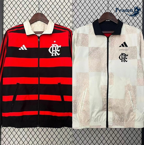 Veste Réversible Coupe vent Flamengo Rouge 2024-2025 France