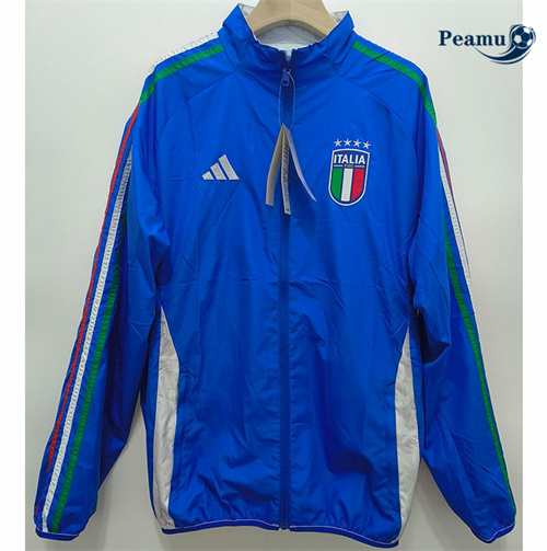 Veste Réversible Coupe vent Italie Bleu 2024-2025 prix