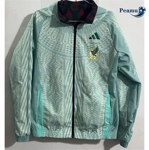 Veste Réversible Coupe vent Mexique Vert 2024-2025 grossiste