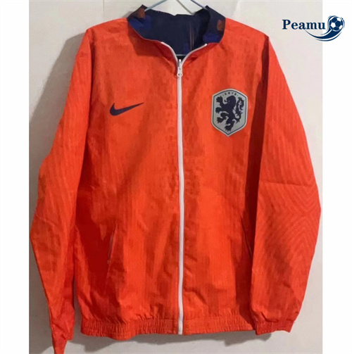 Veste Réversible Coupe vent Pays-Bas Orange 2024-2025 discout