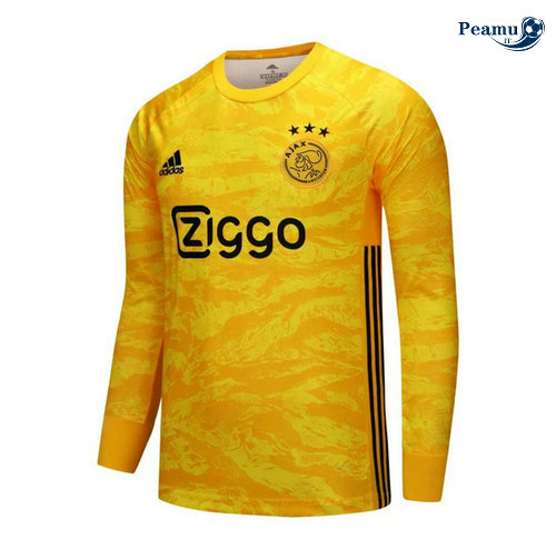 Maillot foot AFC Ajax Portiere Manche Longue Jaune 2019-2020