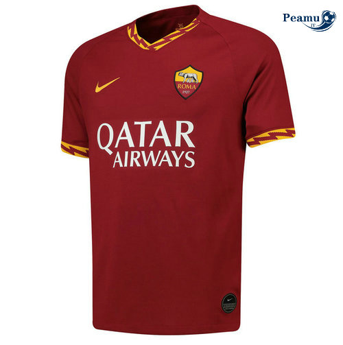 Maillot foot AS Rome Domicile Jujube Rouge 2019-2020