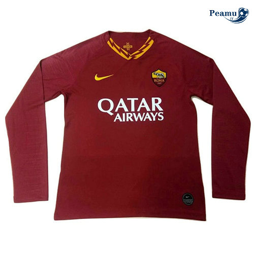 Maillot foot AS Rome Domicile Manche Longue 2019-2020