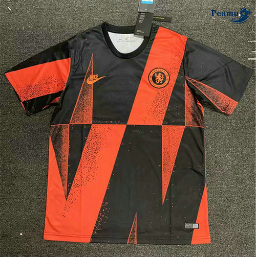 Maillot foot Chelsea Training Arancione/Noir 2019-2020