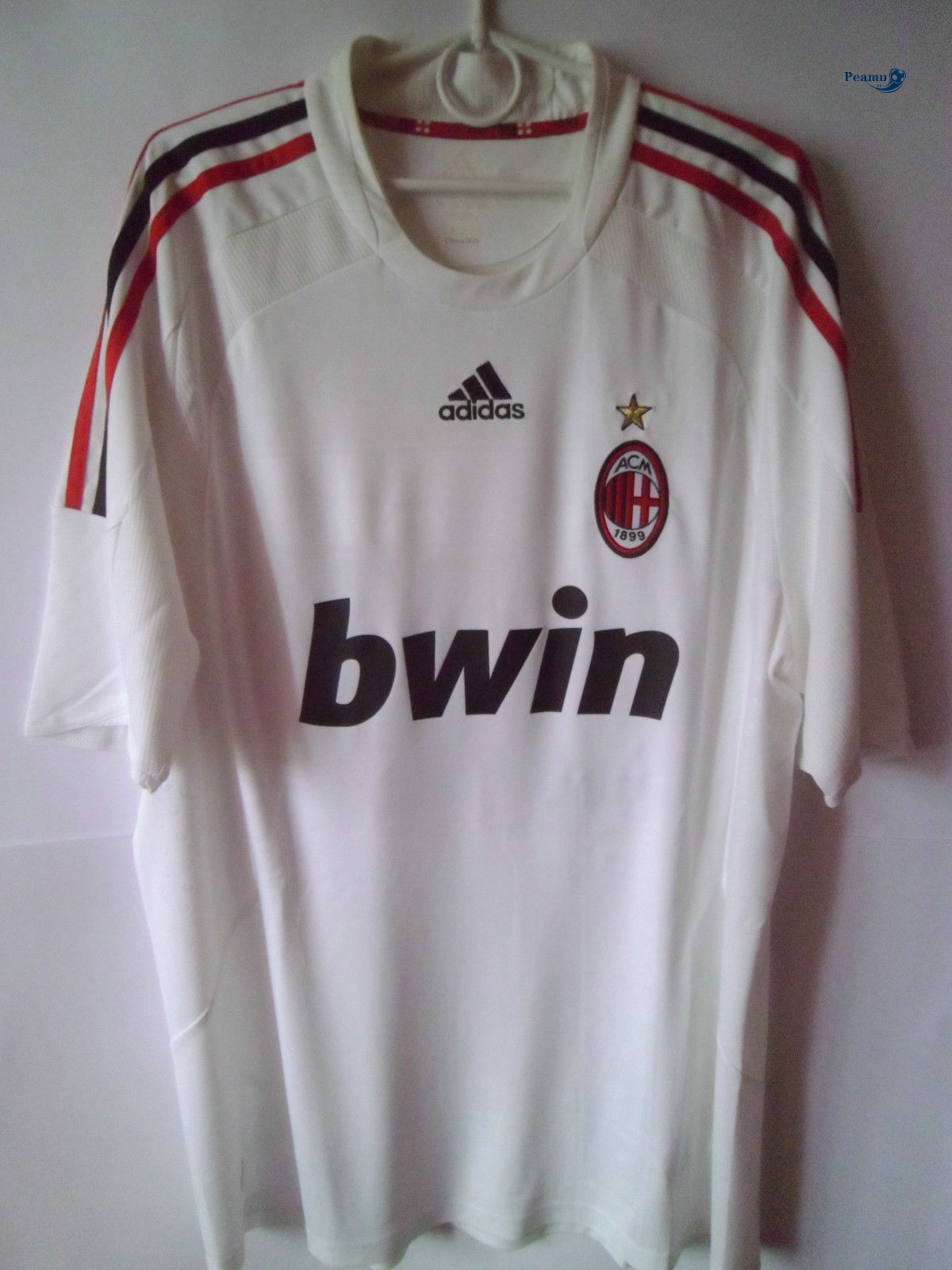 Classico Maglie AC Milan Exterieur Bianco 2008-09