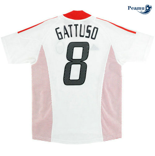 Classico Maglie AC Milan Exterieur (8 Gattuso) 2002-03