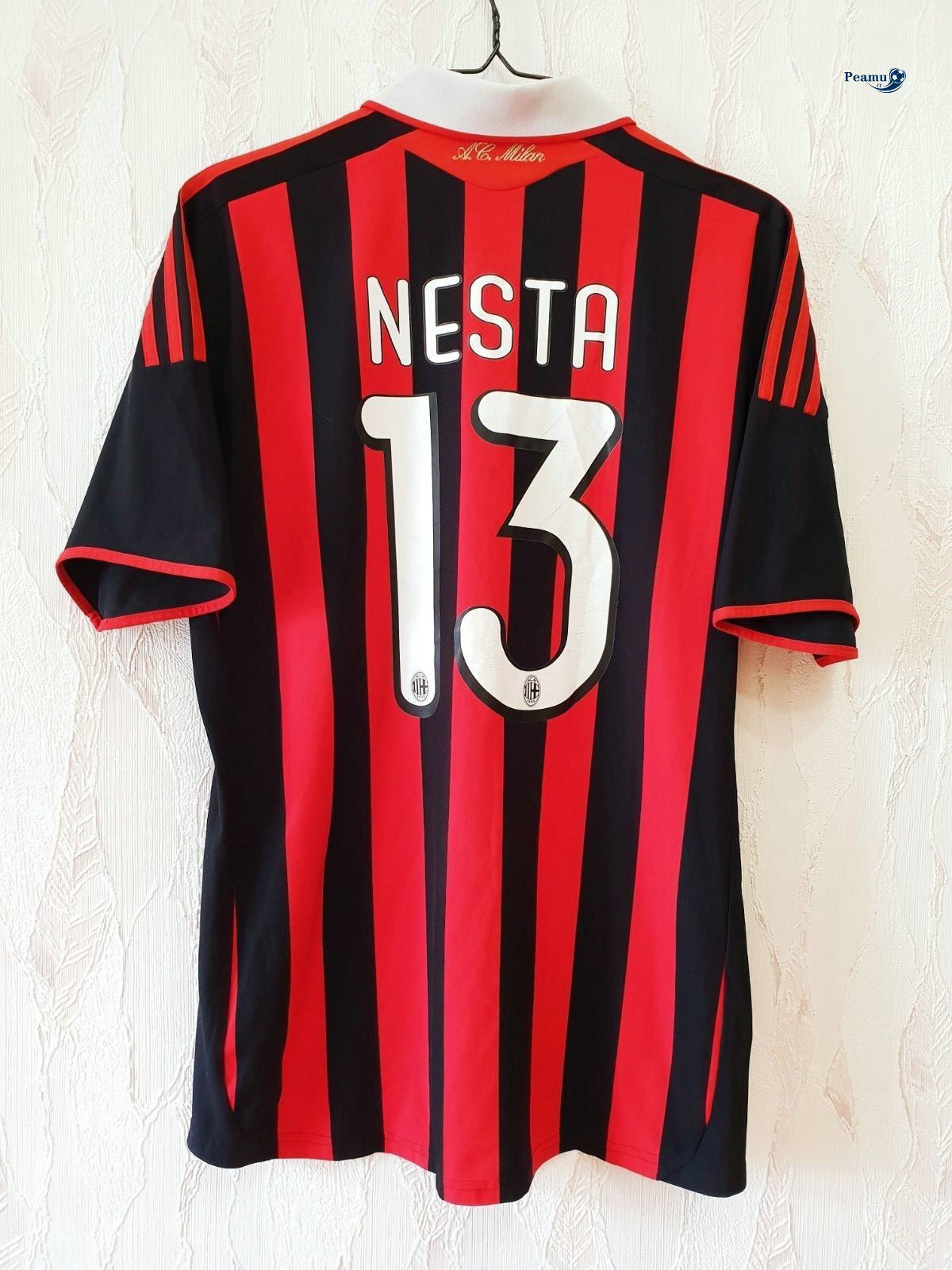 Classico Maglie AC Milan Domicile (13 Nesta) 2009-10