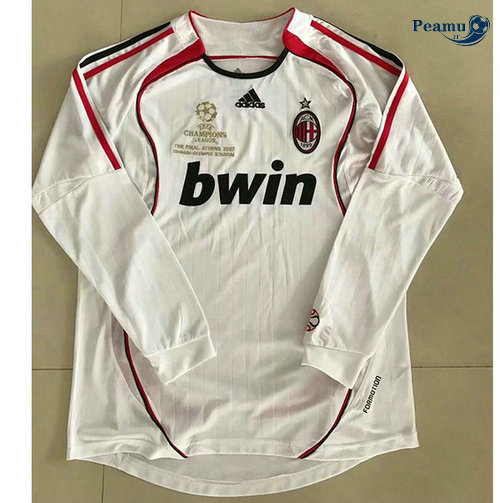 Classico Maglie AC Milan Exterieur Manche Longue 2006-07