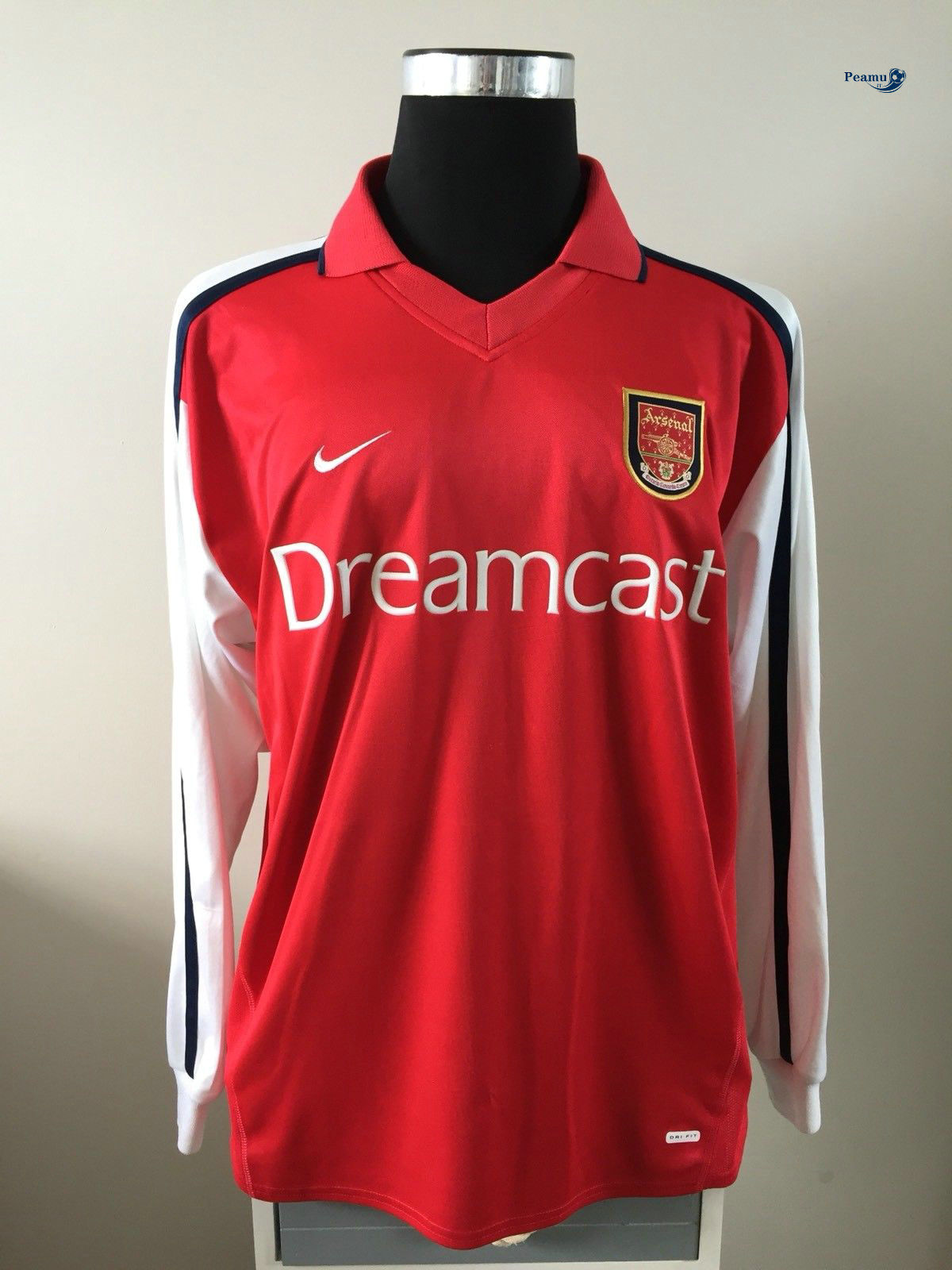 Classico Maglie Arsenal Manche Longue Domicile 2000-2002