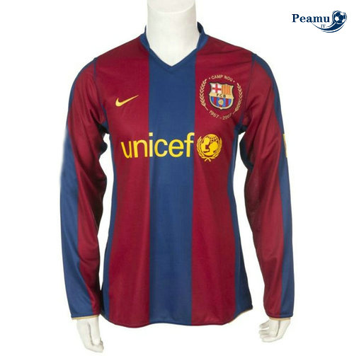 Classico Maglie Barcelone Manche Longue Domicile 1957-2007