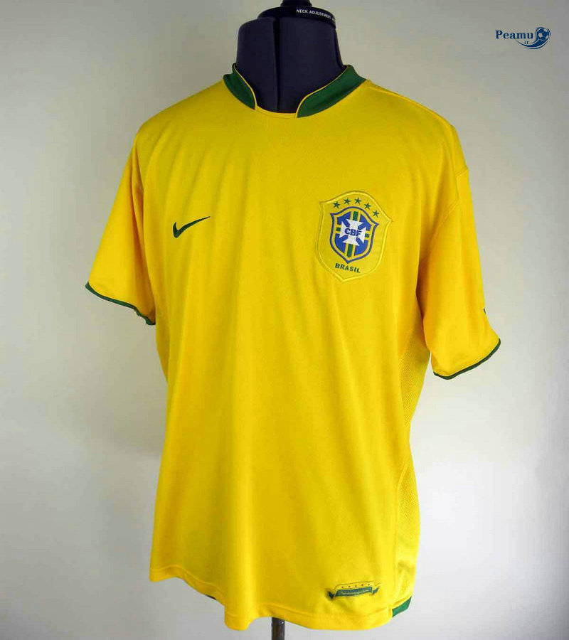 Classico Maglie Brésil Domicile Coppa Del Mondo 2006