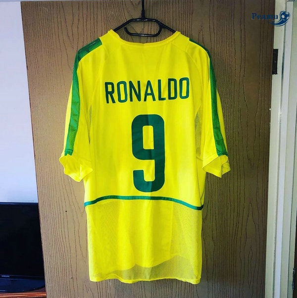 Classico Maglie Brésil Domicile (9 R.CARLOS) 2002