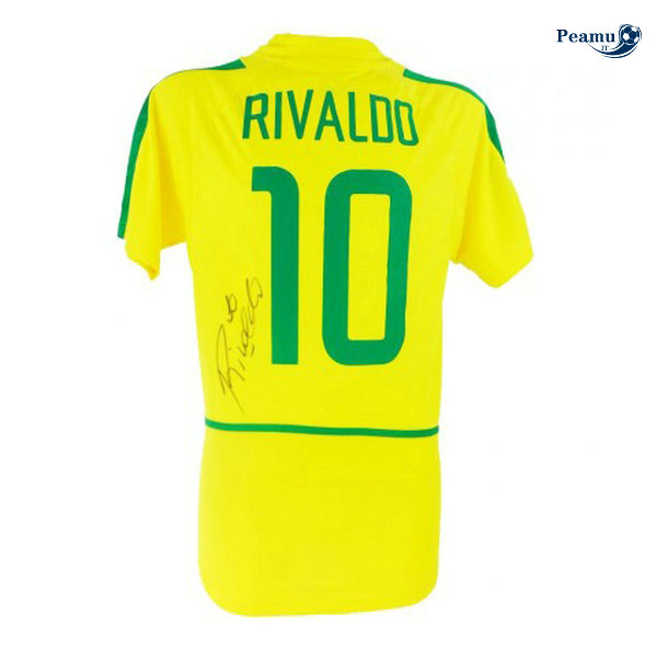 Classico Maglie Brésil Domicile (10 Rivaldo) 2002