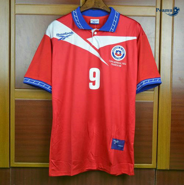Classico Maglie Chili Domicile (9 Zamorano) Coppa Del Mondo 1996-98