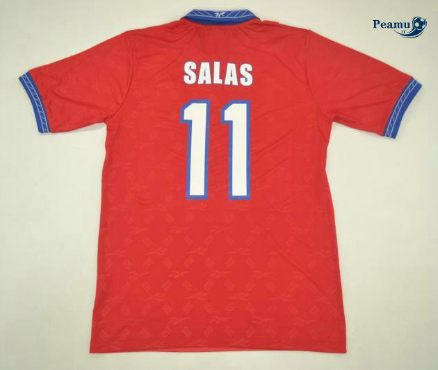 Classico Maglie Chili Domicile (11 Salas) Coppa Del Mondo 1996-98