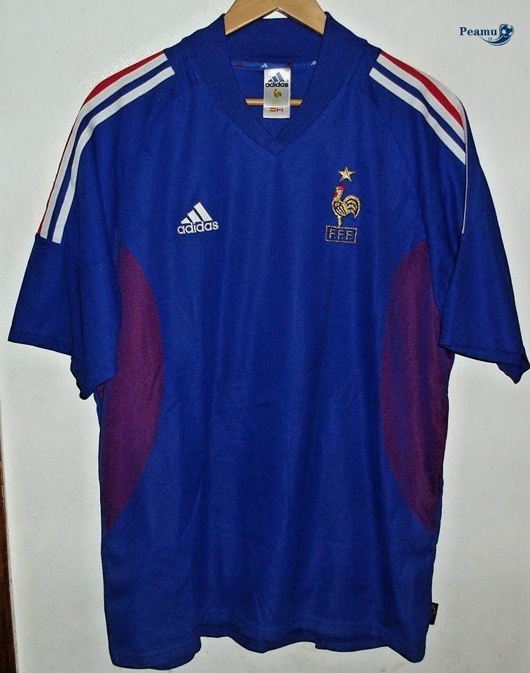 Classico Maglie France Domicile Coppa Del Mondo 2002