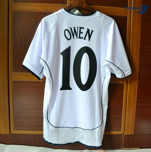 Classico Maglie Angleterre Domicile (10 Owen) Coppa Del Mondo 2002