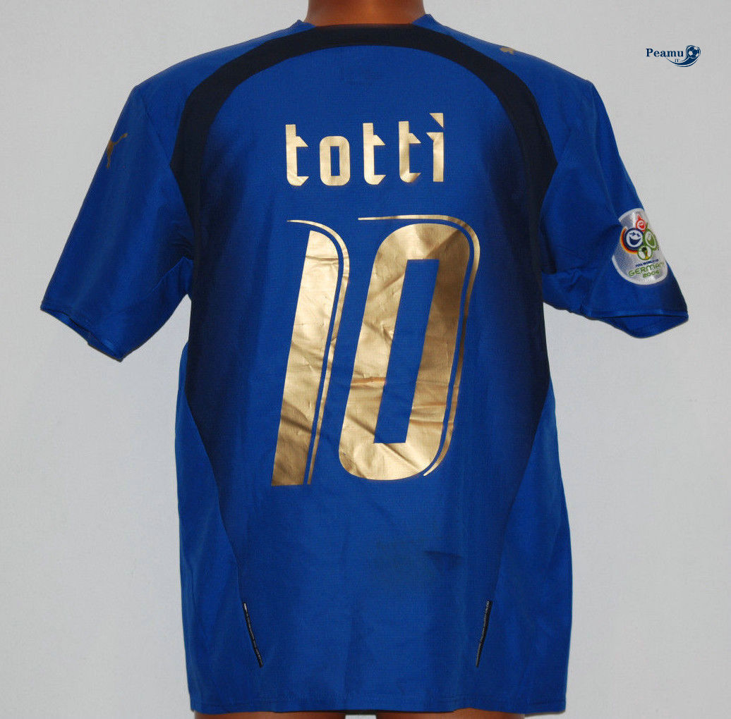 Classico Maglie Italie Domicile (10 Totti) Coppa Del Mondo 2006