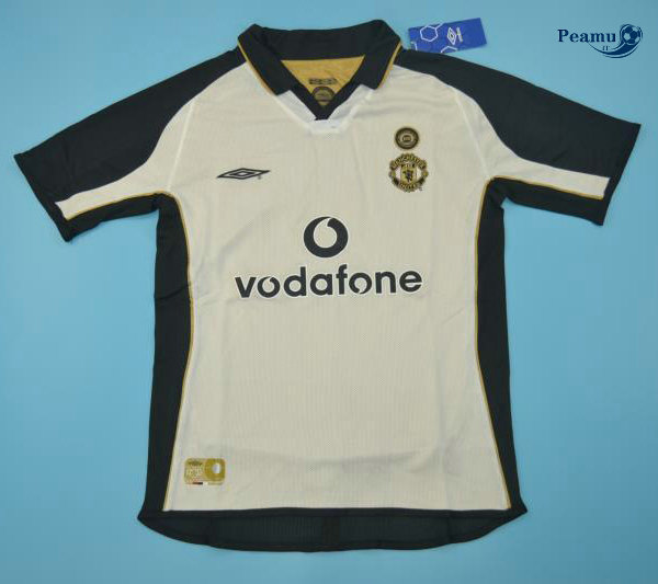 Classico Maglie Manchester United Third Bianco 2001-02