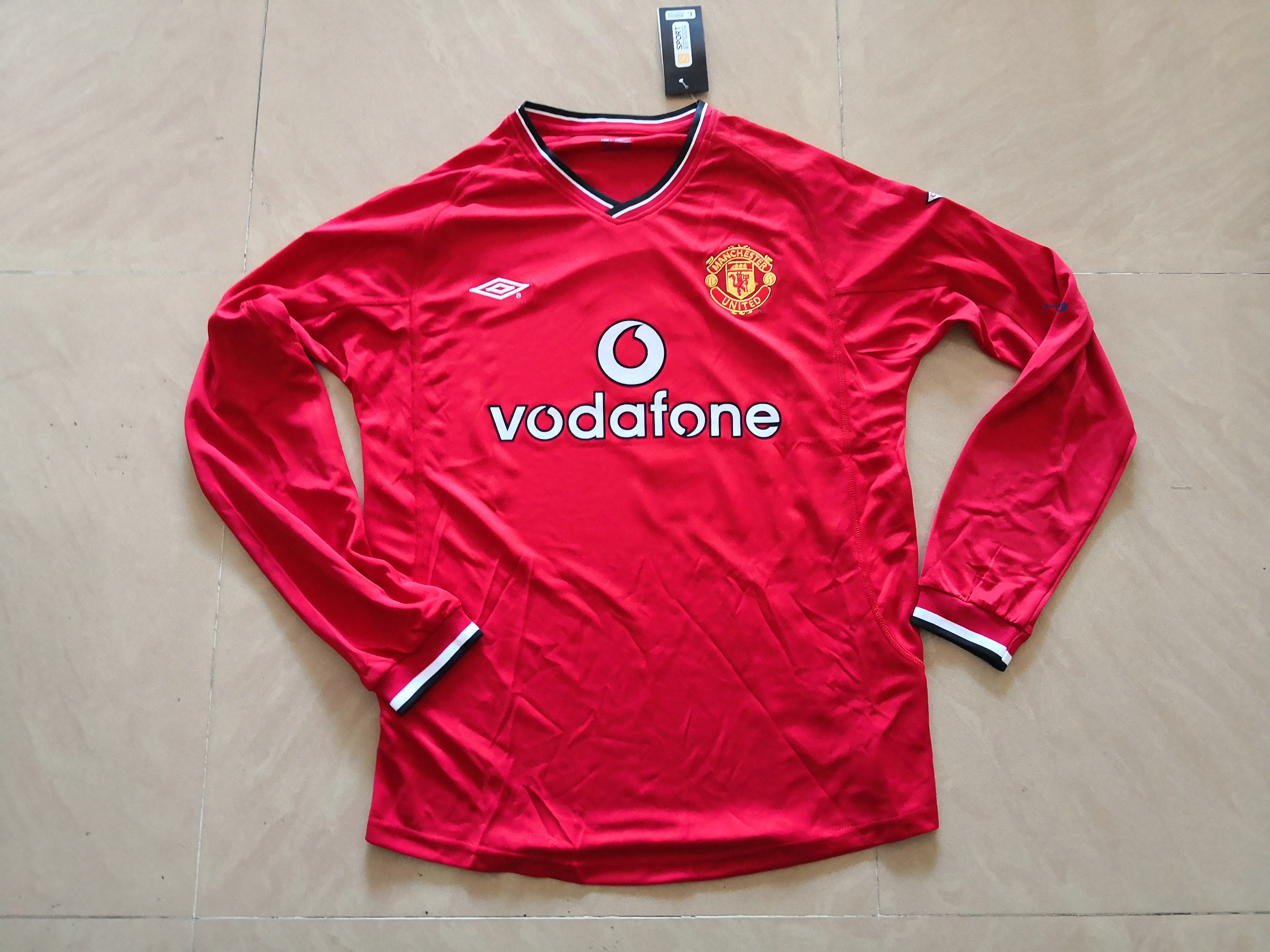 Classico Maglie Manchester United Manche Longue Domicile 2000-01
