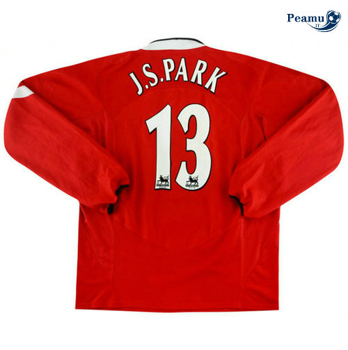 Classico Maglie Manchester United Manche Longue Domicile (13 J.S.Park) 2005-06