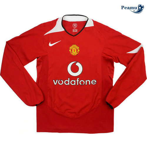 Classico Maglie Manchester United Manche Longue Domicile 2005-06